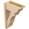 Ekena Millwork 7 1/2-in W x 16-in D x 24-in H Balboa Trad Rough Cedar Woodgrain TimberThane Outlooker, Primed Tan OUTUR075X16X24BOA04RCPR - alternate 3